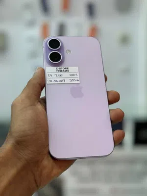 iPhone 17 -256 GB - Box piece- Good device for sale - warranty 20/4/27