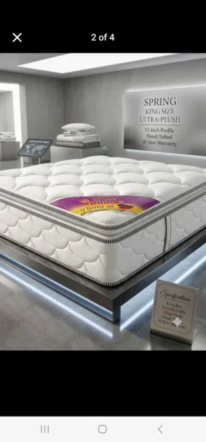 Heigh quality mattress and bed frame for sale at whole sale price same day delivery so order now