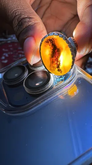 خاتم عقيق يماني مصور