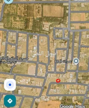 ارض للبيع حي الشارقة ( الكريمة )