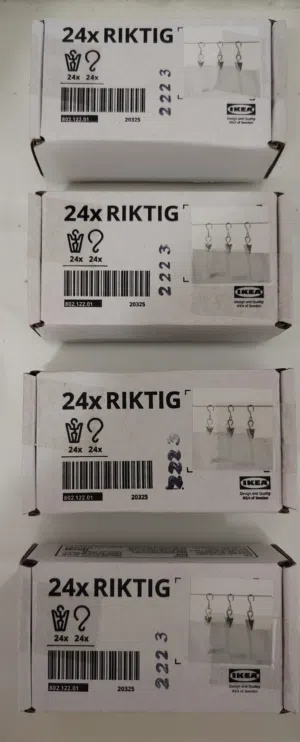 IKEA mispurchases. New and in original packaging. For half the original price.