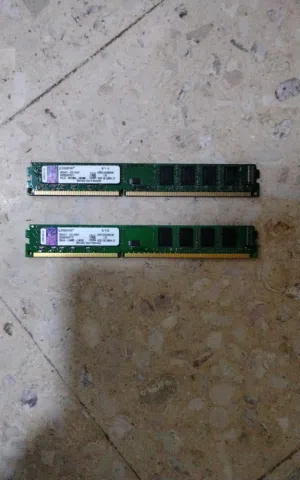 ram Kingston 8gb 2×4 ddr3 بحاله الوكاله ونوعيه نضيفه