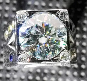 men size ring with diamond US size 12