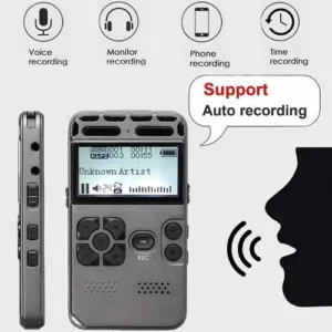 Rechargeable LCD Digital Audio Sound Voice Recorder