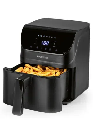 Rachs KOCHWERK 4L Digital Hot Air Fryer with Touch Screen for Low Fat Cooking, Grilling or Cooking W