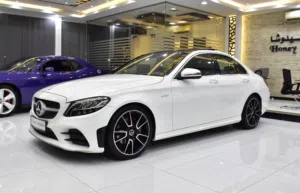 Mercedes Benz C200 ( 2019 Model ) in White Color GCC Specs