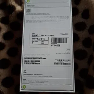 Apple iPhone 17 Pro Max 256 GB in Northern Governorate