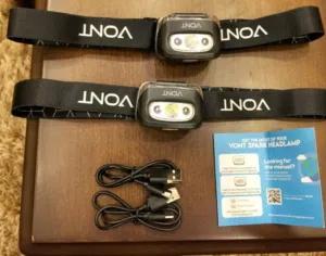 مصباح رأس من نوع Vont Spark LED Headlamp.