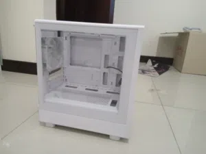 new white pc case with RGB gamertek fans