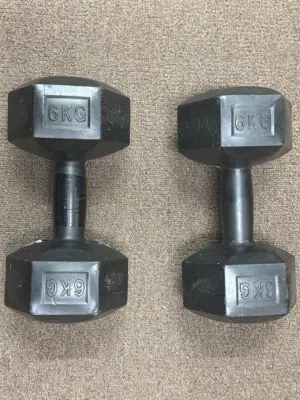 دمبلز حديد 6 كيلو