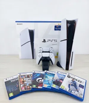 (PlayStation 5 Slim نسخة الأقراص) - بحالة ممتازة جداً للبيع جهاز