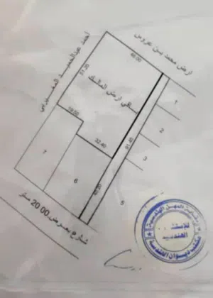 قطعة أرض سكنية بالقرب من صيدلية سعد وشيل البريكي