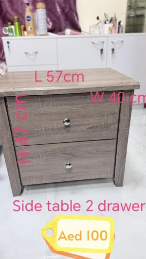 Bed side tables 2 nos