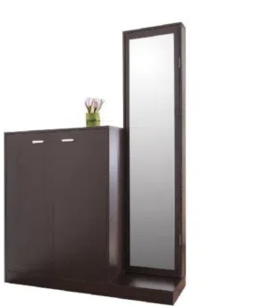 خزانة احذية ثقيلة مع مراي اربع رفوف ما فيها ولا خدش عرض 120cm عمق 40cm طول 170cm