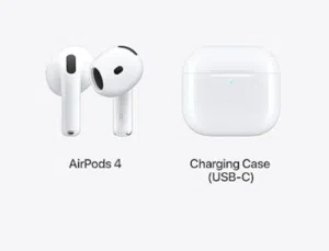 سماعات ابل airpods 4 جديدة. الموديل. الحجم. الماركة.