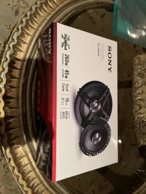 Sony Xplod 6.5” Dual Cone Car Speakers Flush Mount and Mega Bass. Comes with box