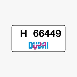 رقم مميز وكود قوي وسعر منطقي 66449  دبي كود H