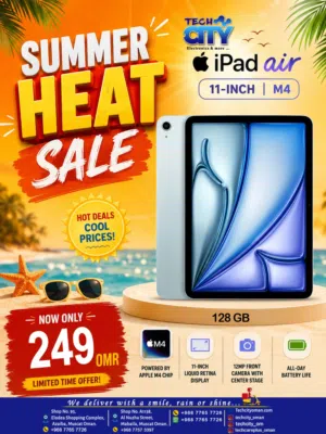 Brand New Apple iPad Air 11" M4 128GB – Special Offer 249 OMR Warranty Available