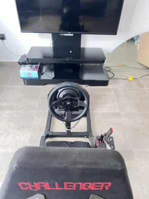 T300 steering wheel + gaming chair + handbrake