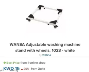 Washing machine,fridge or dishwasher adjustable stand