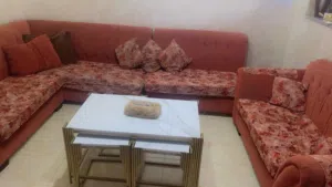 طقم كورنر 9 مقاعد خشب تفصيل