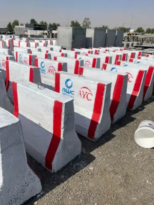 حواجز خرسانية نيوجرسي وقواعد انارة