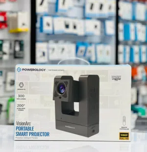 Powerology Vision Arc Portable Smart Projector in Muscat/ Brand New