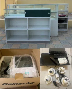 للبيع كونتر طاوله محل كامرات لمحل   طابعه اسعار