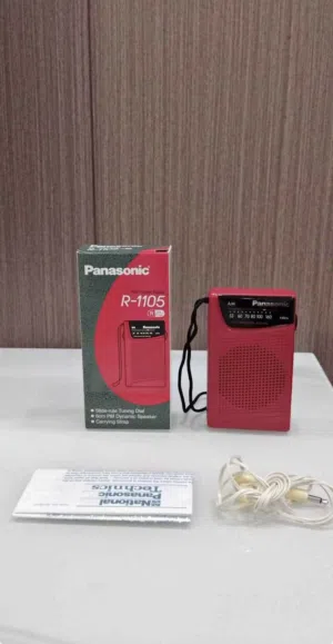 راديو باناسونيك ڤنتچ مخزن. Pocket radio Panasonic unpacked