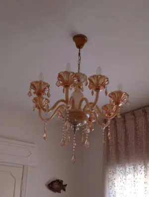 ترية كريستال بالكامل شبه جديد نوع ثقيل واصلي مع صوبة كعرباء هيتر حوض سمك فاخر