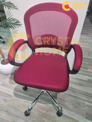 كراسي مكتب بتصميم أنيق وقاعدة كروم فاخرة  خلي مكتبك يلمع بالأناقة والراحة كراسي المكتب -مريح