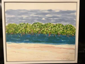 Beautiful Landscape Oil Painting - Coastal Scene