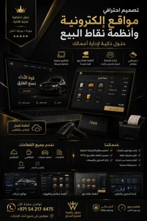 Professional Website & POS System Design Services in UAE  - وأ تصميم مواقع إلكترونية وأنظمة نقاط