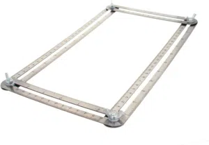 Heavy Duty Stainless Steel Template Tool Multi Angle Measuring Ruler Builders