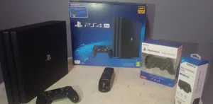 ps4 pro مع دراعين اوريجنال و شاحن