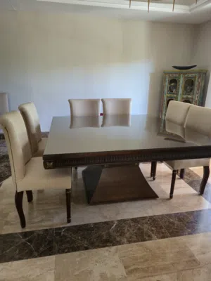 طاولة سفرة فقط مربعه 120/120