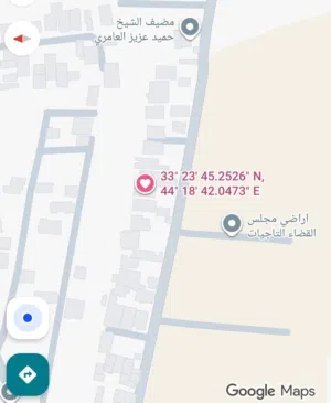 ارض للبيع خلف جامعة مدينة العلم