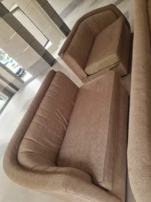 غرفه جلوس كنبه كبيره و2كنبه صغيره  المنقف قطعه 4 Living room set: one large sofa and tw