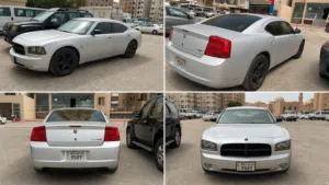 دودج تشارجر 2009 موديل GT فضي، صالون سيدان، دهان جديد، حالة ممتازة