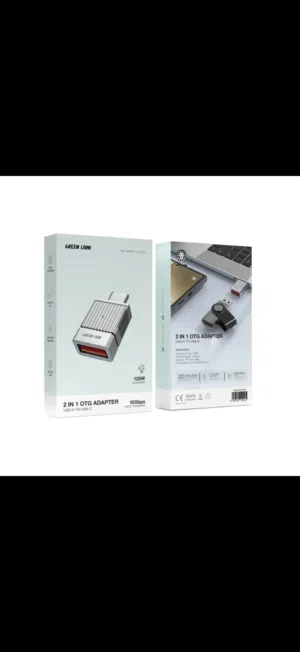 محول OTG فائق السرعة من USB-A إلى USB-C – شحن 120W ونقل بيانات 10Gbps
