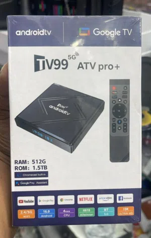 TV99 5G ATV Pro+ Android TV Box with one year subscriptions 15 BD