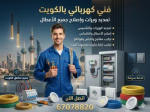 فني كهربائي اصلاح اعطال 24 ساعه وتمديد وتشطيب جميع أعمال الكهرباء