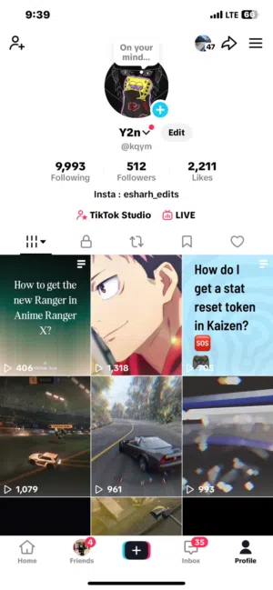 للبيع يوزر تيك توك رباعي kqym