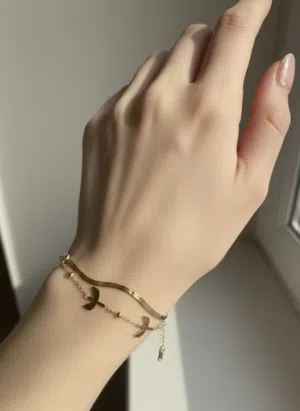 أساور مطلي ذهب بسعر حرق