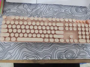 كيبورد eweadn v20 جديد لوك ستيكر pink Switch