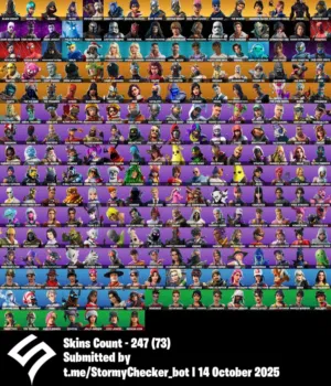 OG FORTNITE ACCOUNT BLACK KNIGHT IKONIK WONDER GLOW OG STW