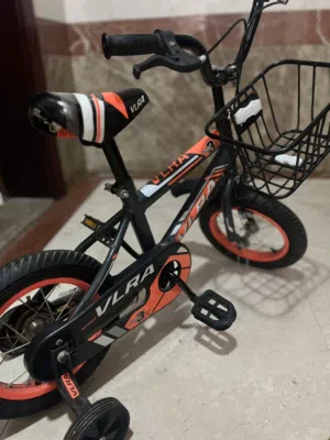 Kids 12-inch Bicycle with Training Wheels and Front Basket - Good Condition