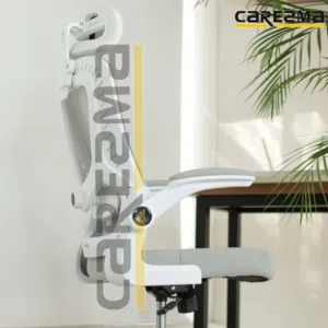 A D1 MANAGER WITH HEADREST AND LUMBAR CHAIR WHITE GRAY MMD2
