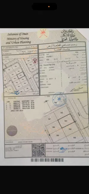 Residential Land for Sale in Muscat Amerat