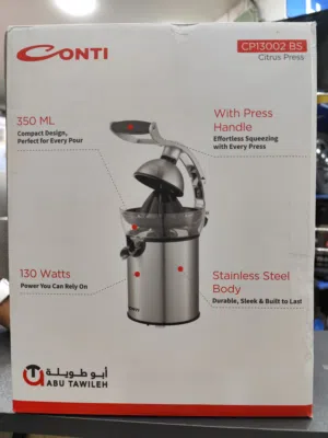 عرض نااار على عصارة كونتي 130 واط ستاتلس ستيل